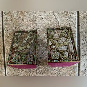 Vintage Faith Pattern Bookends